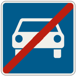 Koniec cesty pre motorové vozidlá