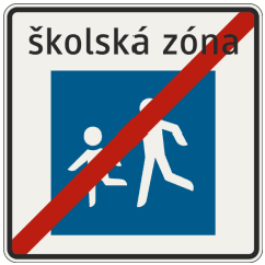 Koniec školskej zóny