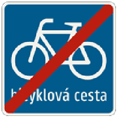 Koniec bicyklovej cesty