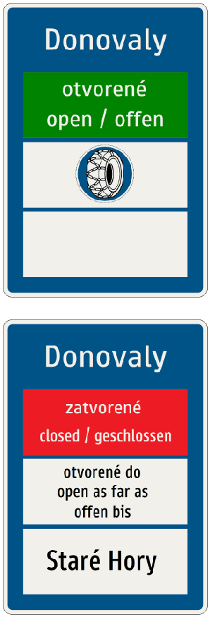 Dopravné obmedzenia na horskom prechode