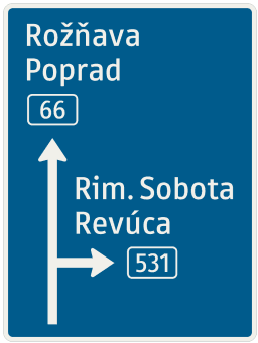 Smerová predzvesť