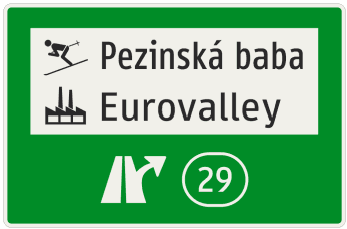 Nepriama návesť na diaľnici