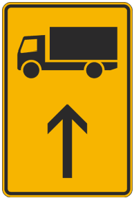 Tabuľový smerník na vyznačenie obchádzky