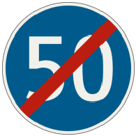 Koniec najnižšej dovolenej rýchlosti