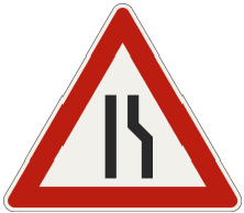 Zúžená vozovka